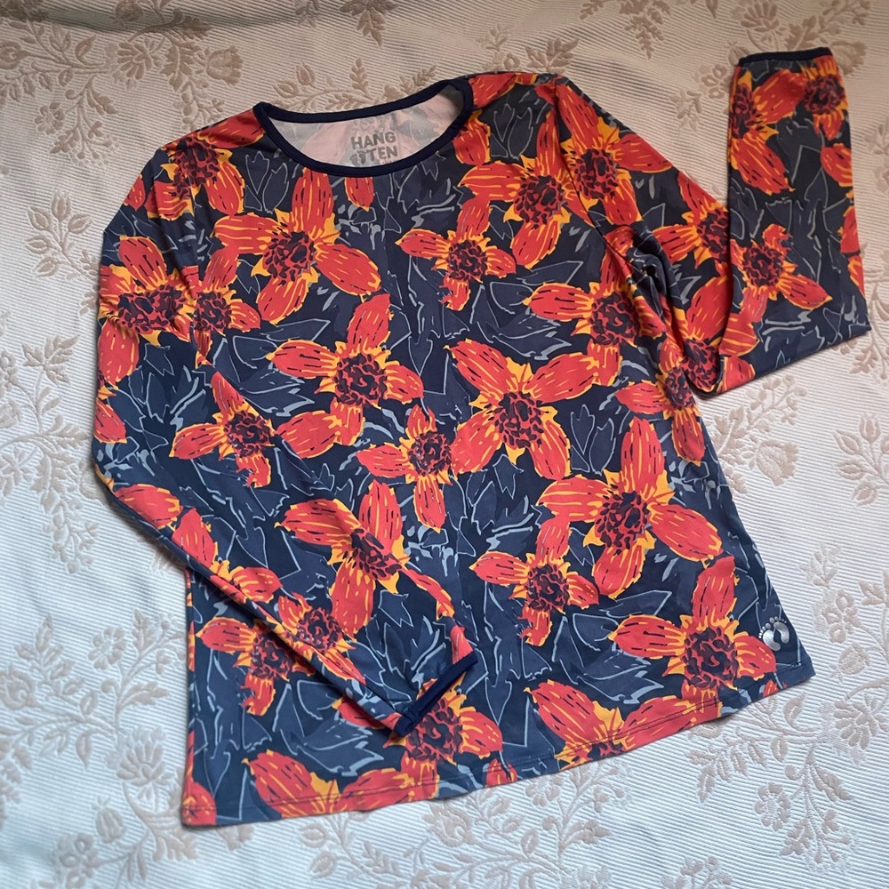 Hang Ten lively Floral Top
